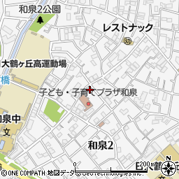 東京都杉並区和泉2丁目36-16周辺の地図