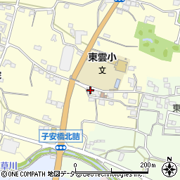 山梨県甲州市勝沼町休息1554周辺の地図