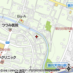東京都三鷹市新川4丁目21周辺の地図