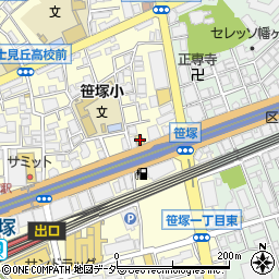 ＰａｒｋＣｕｂｅ笹塚周辺の地図