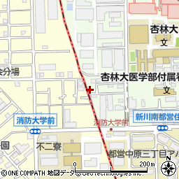 東京都三鷹市新川6丁目18-22周辺の地図