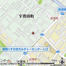 東京都江戸川区宇喜田町1311周辺の地図