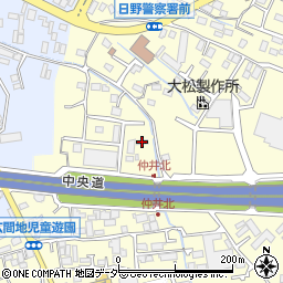 高幡変電所周辺の地図