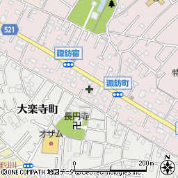 東京都八王子市諏訪町53周辺の地図
