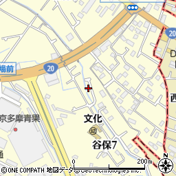 東京都国立市谷保7丁目6-16周辺の地図