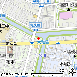 東京都江東区冬木19周辺の地図