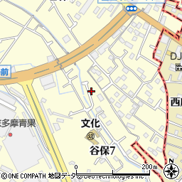 東京都国立市谷保7丁目6-6周辺の地図