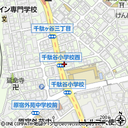 成城石井千駄ヶ谷店周辺の地図