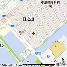 びようしつ赤い屋根周辺の地図