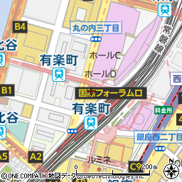 キーズカフェ ビックカメラ有楽町店周辺の地図