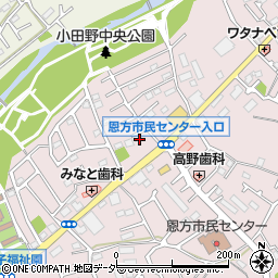 東京都八王子市西寺方町397周辺の地図