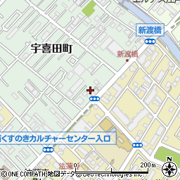 東京都江戸川区宇喜田町1306周辺の地図