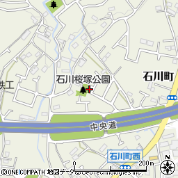 東京都八王子市石川町2483周辺の地図