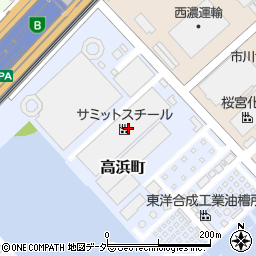 千葉県市川市高浜町5周辺の地図