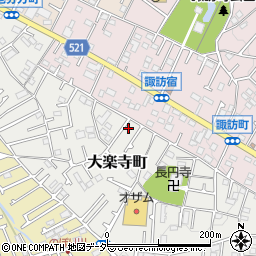 東京都八王子市大楽寺町250周辺の地図