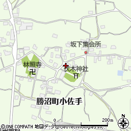 小佐手公民館周辺の地図