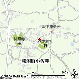 小佐手公民館周辺の地図