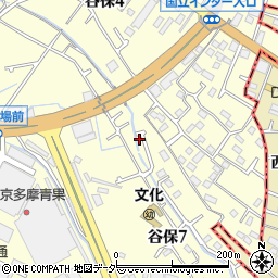 東京都国立市谷保7丁目6-17周辺の地図
