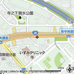 東京都国立市泉周辺の地図