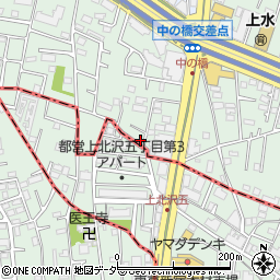 東京都杉並区上高井戸2丁目2-51周辺の地図