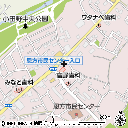 東京都八王子市西寺方町384周辺の地図