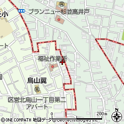 東京都世田谷区北烏山1丁目30-4周辺の地図