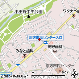 東京都八王子市西寺方町393周辺の地図