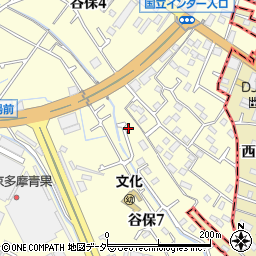 東京都国立市谷保7丁目6-5周辺の地図