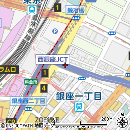 ゴールドジム銀座　東京店周辺の地図