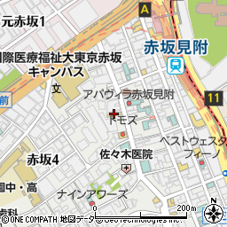 小料理バル さくら 赤坂見附店周辺の地図