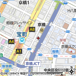 京橋デンタルクリニック周辺の地図