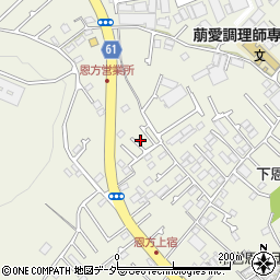 東京都八王子市下恩方町1166周辺の地図