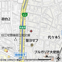 東京都渋谷区代々木5丁目18-2周辺の地図