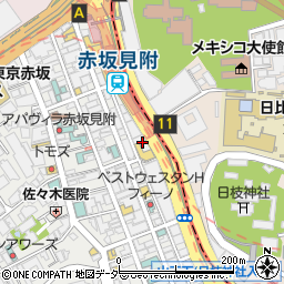 三菱ＵＦＪ銀行赤坂見附駅前 ＡＴＭ周辺の地図