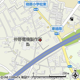 東京都八王子市楢原町371周辺の地図