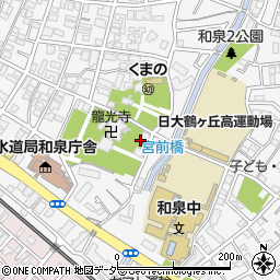[葬儀場]龍光寺 大師堂周辺の地図