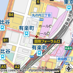 有楽町駅周辺の地図