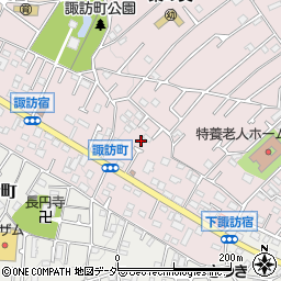 東京都八王子市諏訪町86周辺の地図