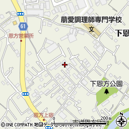 東京都八王子市下恩方町1105周辺の地図