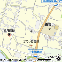 山梨県甲州市勝沼町休息1370周辺の地図