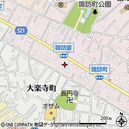 東京都八王子市諏訪町50周辺の地図