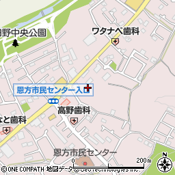 東京都八王子市西寺方町513周辺の地図