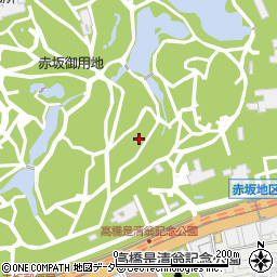 東京都港区元赤坂2丁目周辺の地図