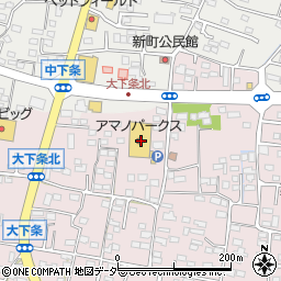 コーナーポケット　甲斐敷島店周辺の地図
