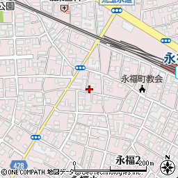 東京都杉並区永福2丁目43-3周辺の地図