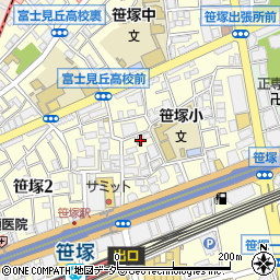 ｄｏｍａｎｉｃｈｉａｒｏ笹塚周辺の地図
