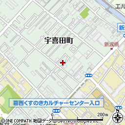 東京都江戸川区宇喜田町1315周辺の地図