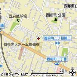 東京都府中市西府町周辺の地図