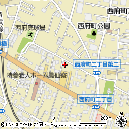 東京都府中市西府町周辺の地図