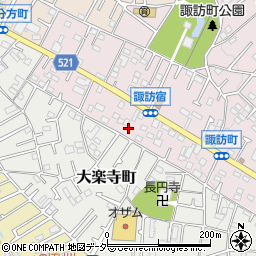 東京都八王子市諏訪町47周辺の地図